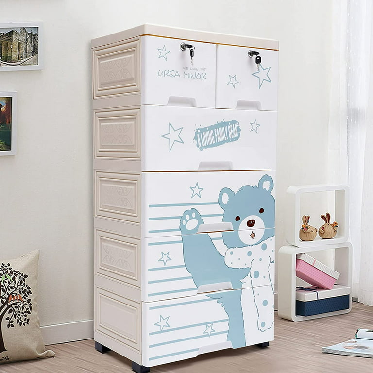 Plastic Drawers Dresser, Toy Storage Cabinet, Closet Drawers Tall Baby  Dresser Organizer For Clothes Playroom, Bedroom Furniture - Storage Holders  & Racks - AliExpress