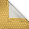 thumbnail image 6 of Ambesonne Retro Valance & Curtain, Vintage Dots Marigold, 55"x24", Marigold and Yellow, 6 of 6