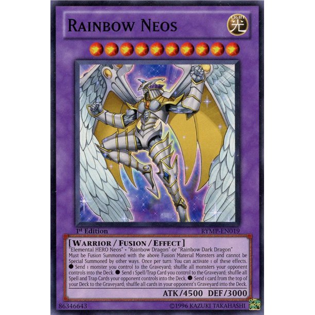 Yu Gi Oh Rainbow Neos Rymp En019 Ra Yellow Mega Pack 1st