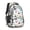 White Cartoon Dinosaurs, variant on White Cartoon Dinosaurs Volcanoes Pattern Cute School Backpack Bag with Padded Back and Adjustable Shoulder Straps 16.9 X 12.6 X 5.9 Inches