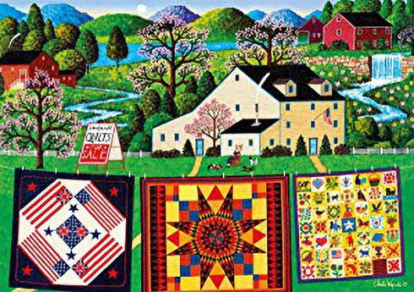 Buffalo Games 300 Piece Puzzle, Wysocki: Quiltmaker Lady