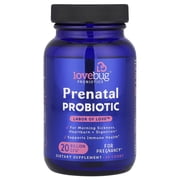 LoveBug Probiotics Prenatal Probiotic, 20 Billion CFU, 30 Capsules