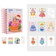thumbnail image 1 of Libro de pegatinas de vestir para niñas, DIY, crear diseños, regalos de disfraces, arte de moda, libro de pegatinas de actividades para niños para CUTICAT libro de pegatinas, 1 of 8