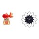thumbnail image 1 of Reloj de pared acrílico con forma de flor y escultura de peces koi del Feng Shui chino. Ideal para decorar la entrada, la oficina, el hogar, el dormit, 1 of 8