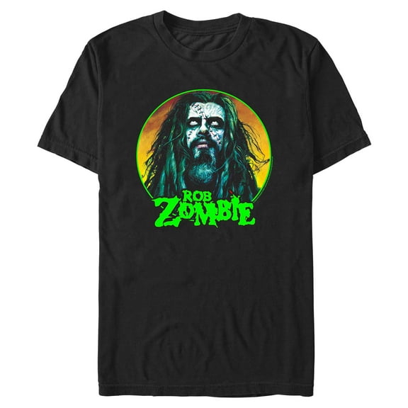 Mens Rob Zombie Undead Face Logo T Shirt