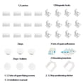thumbnail image 2 of (12 Cerraduras + 3 Llaves) Cerraduras Magnéticas de Seguridad para Niños Withletune, 2 of 8