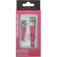 thumbnail image 3 of SHIQI-Soft Touch Stainless Steel Duo Nail Clippers Set, Pink, 3 of 4