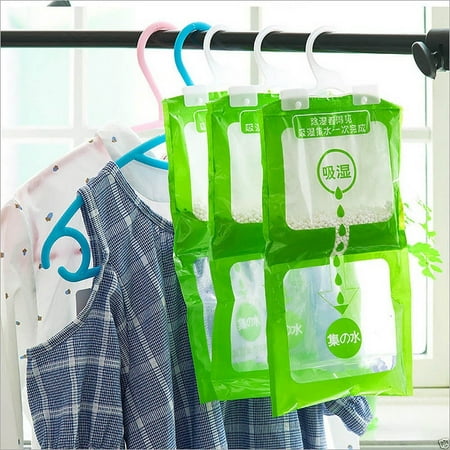 200g Scented Hanging Dehumidifier Bag Wardrobe Damp Moud Mildew ...