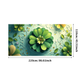thumbnail image 3 of Green Shamrock Leprechaun Hat and Gold Coins Rainbow Backdrop Banner Saint Patrick's Day Party Supplies Photography Background Celebrations Decor Events, 3 of 8