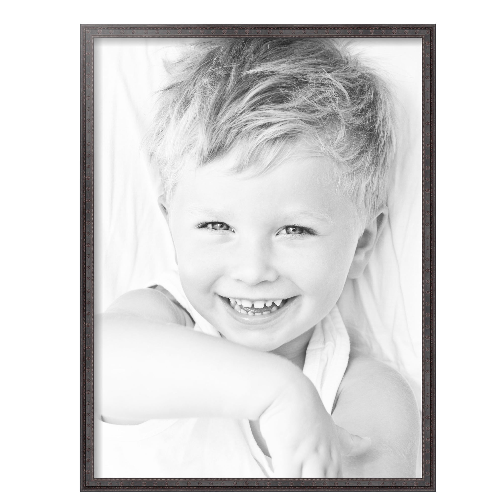 ArtToFrames 18" x 24" Dark Brown Picture Frame, 18x24 inch Brown Wood Poster Frame (WOM-4757), 2 Pack