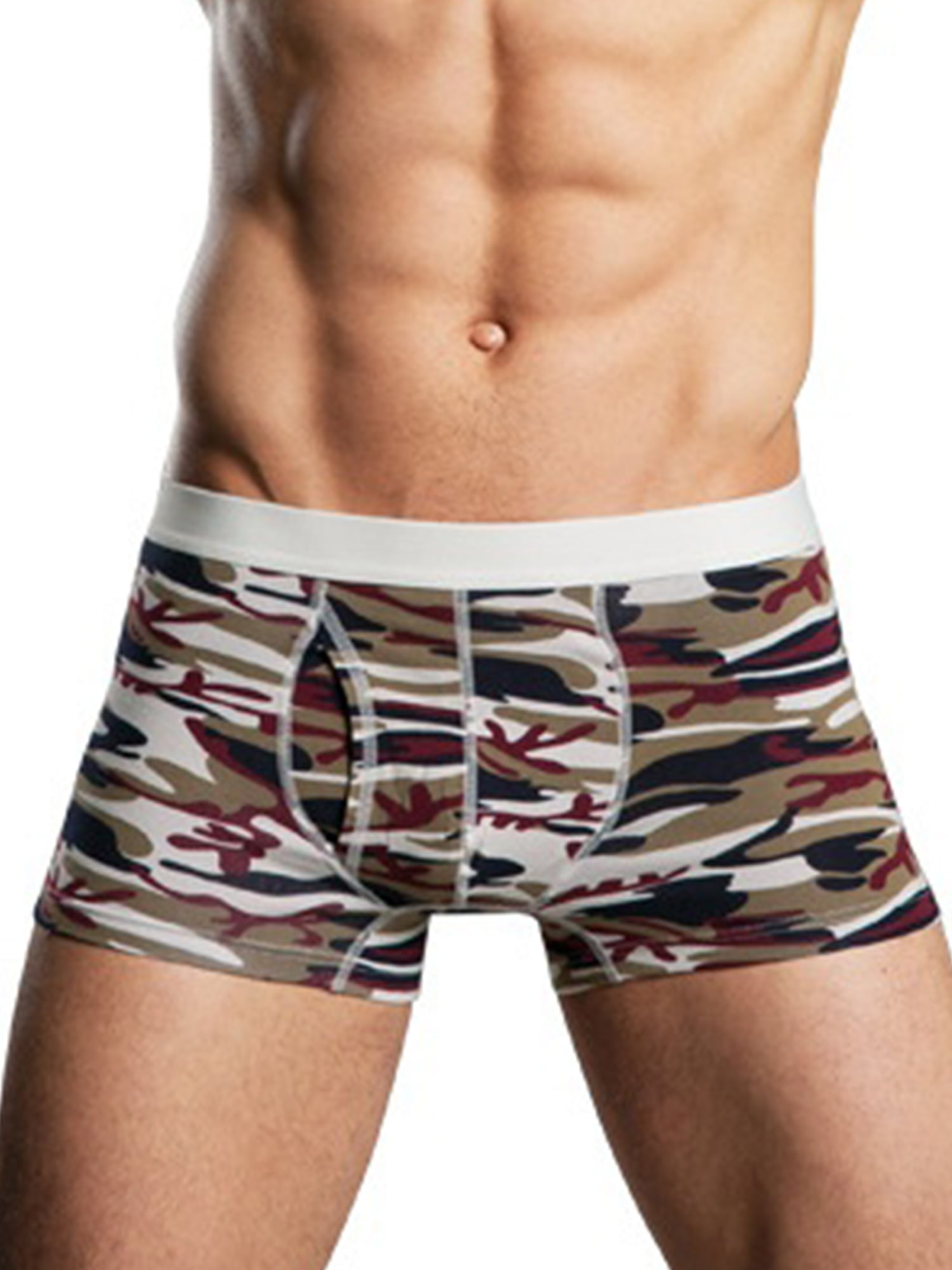 Mens Camouflage Underwear Boxer Briefs Underpants Trunk Shorts Undies M-2XL MA