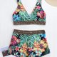 thumbnail image 4 of Conjunto de Traje de Baño Impreso Cómodo de las Mujeres, Estilo Dividido Traje de Baño Sexy Y de Moda para la Playa Y la Piscina, 4 of 6