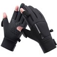 thumbnail image 3 of Guantes Invierno Con Pantalla Táctil 2 Dedos para Mujeres Hombres Al Aire Libre (L), 3 of 9
