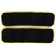 thumbnail image 2 of Soporte ajustable para piernas, envoltura para recuperación de tensión muscular, alivio del dolor, Protector de piernas, estabilizador negro + borde amarillo LNegro (borde amarillo) L, 2 of 8