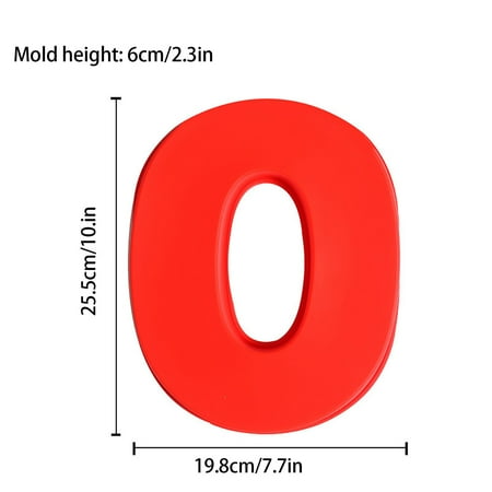 

Up to 50% Off Dvkptbk Perfect Number Shape Cake Molder Silicone Digital Cake Mold Cake Numbers Shape