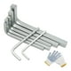 thumbnail image 5 of Juego de llaves de cabeza cuadrada en forma de L, destornillador de 4 puntos, llave cuadrada de acero para bicicletas, instalación de muebles de, 5 of 7