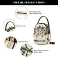 thumbnail image 4 of FORMRS Crossbody Bag for Women Quilted Travel Shoulder Cell Phone Purse with Chain Strap Handbag, Christmas Light, 4 of 7