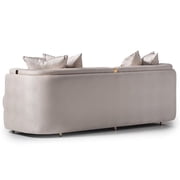 Michael Amini Carmela Sofa - Almond/Gold