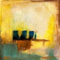thumbnail image 2 of Goldberger, Jennifer 12x12 Black Ornate Wood Framed with Double Matting Museum Art Print Titled - Aquamarine Aura II, 2 of 4