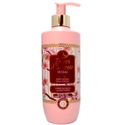 Tesori d’Oriente Ikigai Body Lotion, Daily Hydrating Moisturizer with Rice Water and Cherry Blossom Scent for All Skin Types, 13.5 FL OZ - 4 Pack