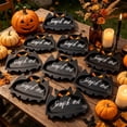 thumbnail image 6 of Halloween Bat Shaped Disposable Paper Plates, Cute Vampire Bat Cutout Party Plates, 10pc, 6 of 6