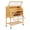 Indoor-Natural-1, variant on Tortoise Habitat Enclosure On Wheels Large Wooden 2-Tier Tortoise House with Storage Shelf Indoor Reptile Cage with Leakproof Tray