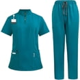thumbnail image 7 of UTOURS Scrub Set Soft Top and Joggers Pant for Pet Groomer Beauty Salon SPA Cosmetology, 7 of 7