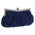 thumbnail image 1 of Qarigey El bolso fácil de combinar agrega un toque de elegancia a cualquier atuendo. Bolsos de noche para mujer. Bolsas de mensajero y de hombro azul real, 1 of 6