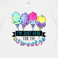 thumbnail image 4 of Inktastic I'm Just Here for the Sweets with Spun Sugar Candy Boys or Girls Baby T-Shirt, 4 of 5
