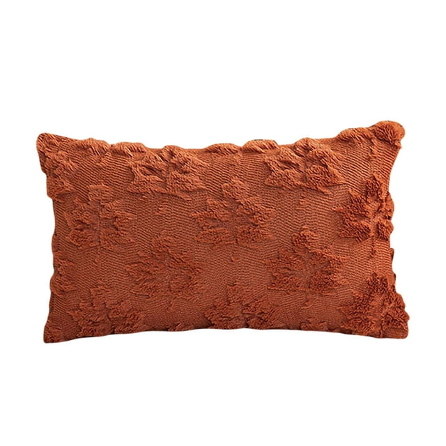Fall Covers 12x20 Inch Halloween Soft Cozy Throw Covers With Zipper Autumn Theme Orange Maple Cushion Covers For Living Room Couch Sofa Bed