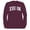 Maroon, variant on No Hex On Retro Bold Typography Men's Red Sweatshirt