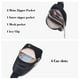 thumbnail image 5 of Bolso bandolera INICAT de piel, bolso de pecho, negro, 5 of 7