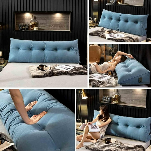 Cojin de respaldo cojin de respaldo para cama cojin de lectura para cama y sofa cojin de respaldo cojin de cuna cojin para sofa cama respaldo cojin de lectura funda extraible 60