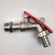 thumbnail image 3 of Con conector de manguera - Bloqueable - Latón - Ideal como grifo exterior/grifo de lavadora/grifo/llave de paso, 3 of 4