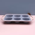 thumbnail image 3 of 6 Grid Silicone Muffin Cupcake Baking Mold Non Stick Microwave Mold Tray, 3 of 3