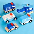thumbnail image 4 of Wooden Educational Toy Simulation Engineering Vehicle/Ambulance/Fire Truck, 4 of 6