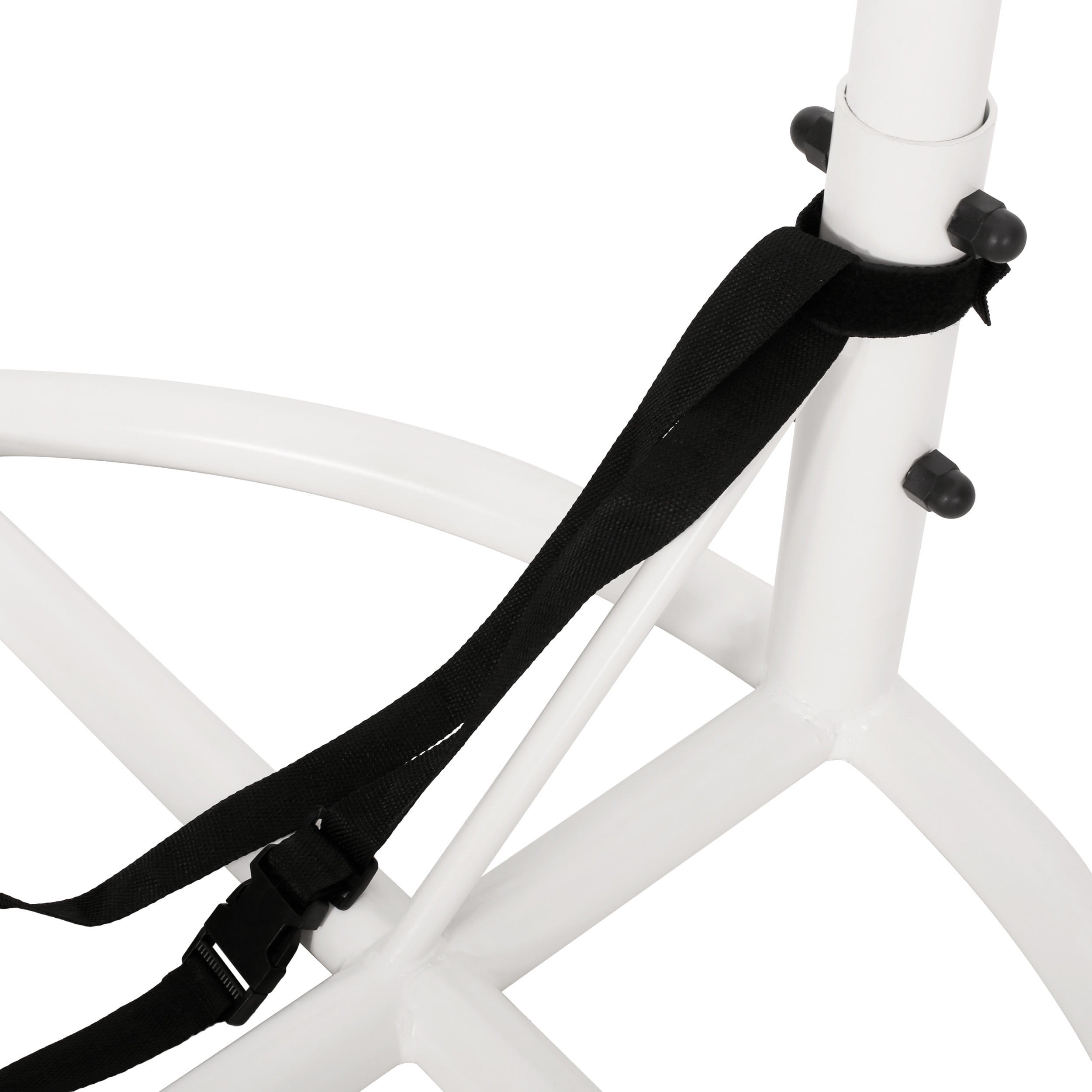 Magoffin Metal Indoor/Outdoor Hanging Chair Stand Only, White