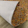 thumbnail image 5 of Ambesonne Psychedelic Place Mats Set of 4, Hallucinatory Plasma, Standard Size, Orange Brown, 5 of 6