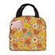 thumbnail image 1 of Easygdp Daisy maple fall Bolsa Térmica Premium - Tela Oxford Impermeable, Gran Capacidad, Bolsillo Frontal, Unisex para Trabajo, Escuela, Actividades al Aire Libre y Picnics, 1 of 7