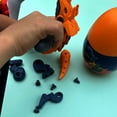 thumbnail image 4 of Channie's Dino Egg Triceratops Toddler Puzzle Toy, Nuts and Bolts Dinosaur Building Toy, Easter Favor, 4 of 6
