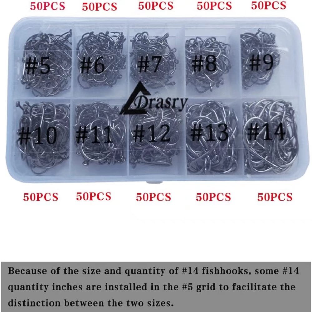 drasry fishing hooks D103S help anglers catch more fish 2441 Traditional Salmon Hook |