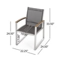 thumbnail image 4 of Aubrey Patio Dining Chairs, 4 of 12