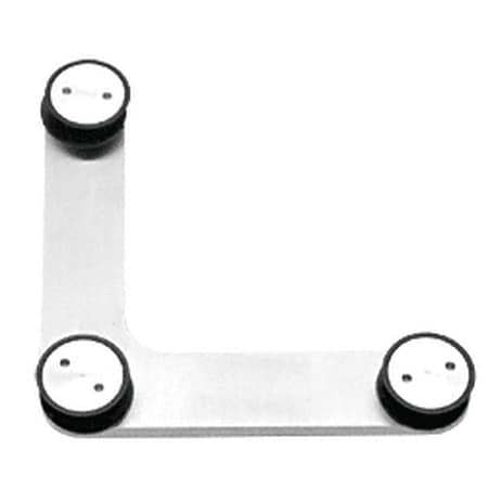 

CRL LS6BS Brushed Stainless Laguna Series Transom/Sidelite Support Bracket