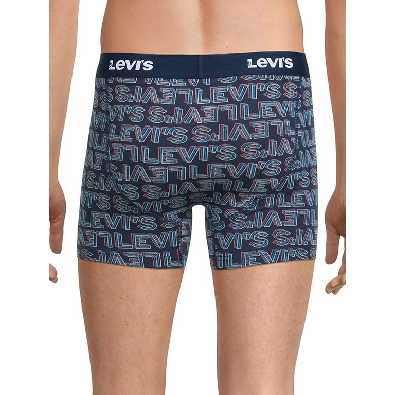Levi's 4-Pack Adult Mens Cotton Stretch Boxer Briefs, Sizes S-XL 