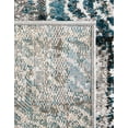 thumbnail image 6 of Unique Loom Valencia Collection Area Rug - Mestalla (7' 10" x 10' Rectangle Gray Blue/Black), 6 of 6