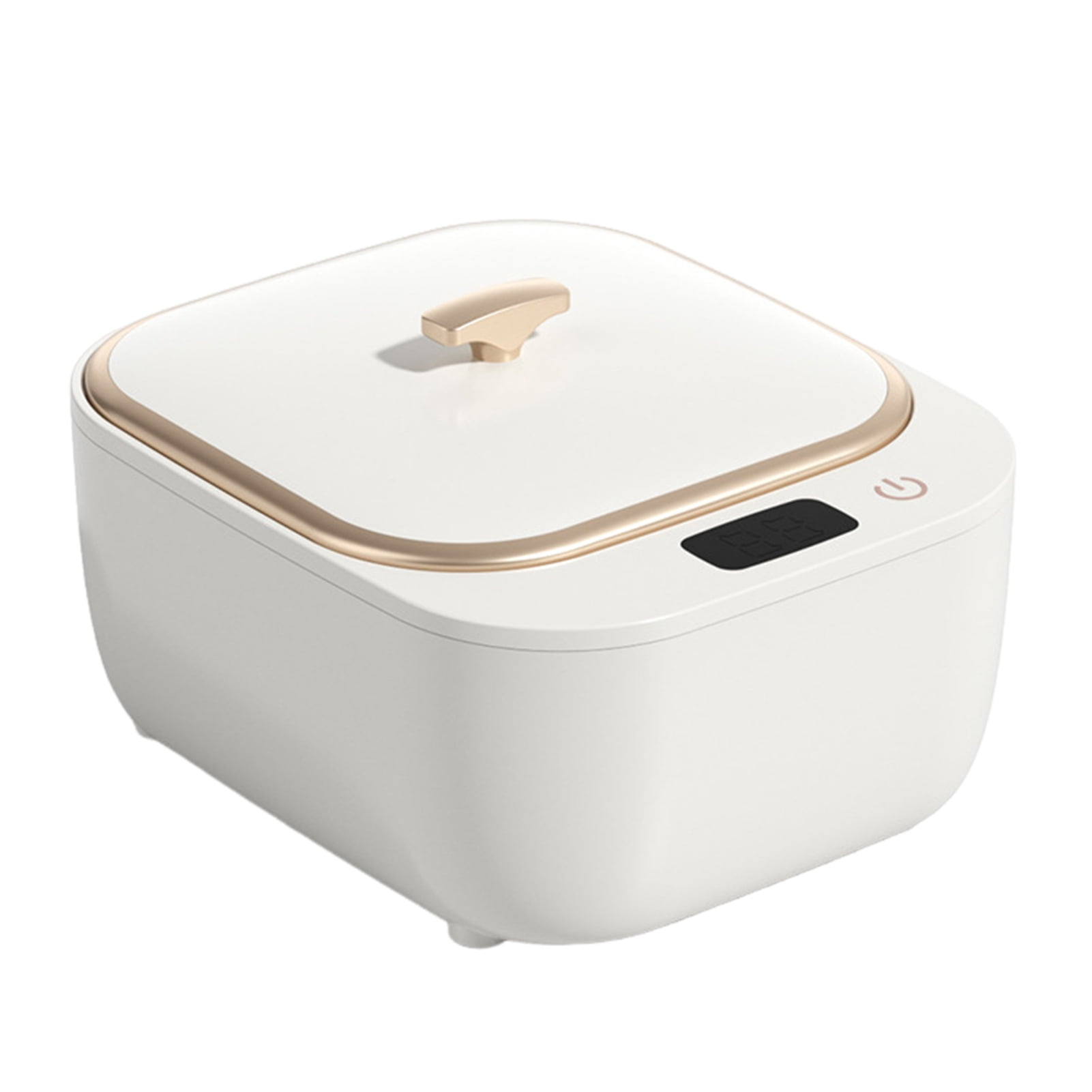 Tnobhg Professional Ultrasonic Retainer Cleaner with Timer High Frequency Waterproof US Plug Denture Jewelry Cleaning Machine