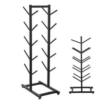 WAASOSCON Longboard Floor Display Rack Freestanding Water Ski Rack Wakeboard Rack Home Gym Organize Holder Free Standing 5-Tiers Metal Snowboard Storage Rack enhanced