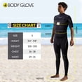 thumbnail image 2 of Body Glove Men Vapor Fullsuit, Size S - Black, 2 of 7