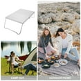 thumbnail image 3 of Heat Resistant Portable Table Silver 1Set 14.93X8.25X4.72in, 3 of 4