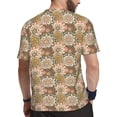 thumbnail image 2 of Wukai Mandala Print Men's Short-Sleeved Mesh T-Shirt,Quick-Dry Short Sleeve Workout T-Shirt-4X-Large, 2 of 8